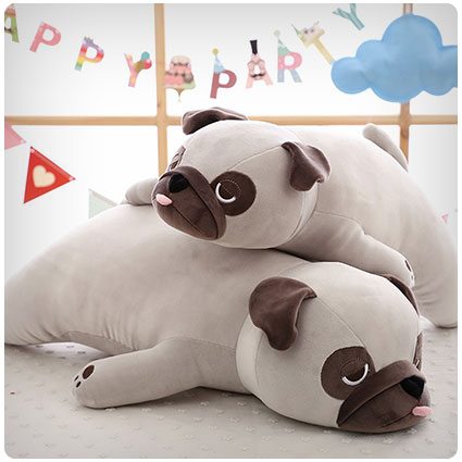 Pug Doll Lying Dog Plush