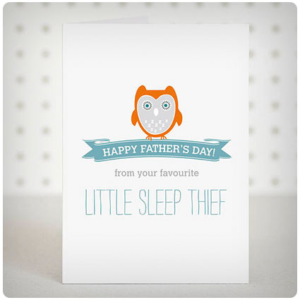 Sleep Thief Father's Day Card