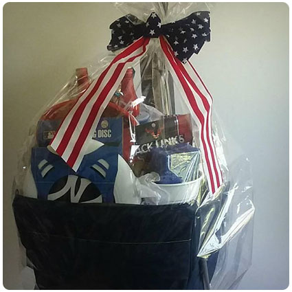 Sports Theme Gift Basket