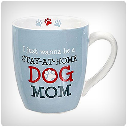 Stay at Home Dog Mom Oversized Mug