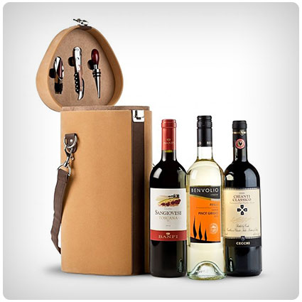 Wine Trio Travel Tote