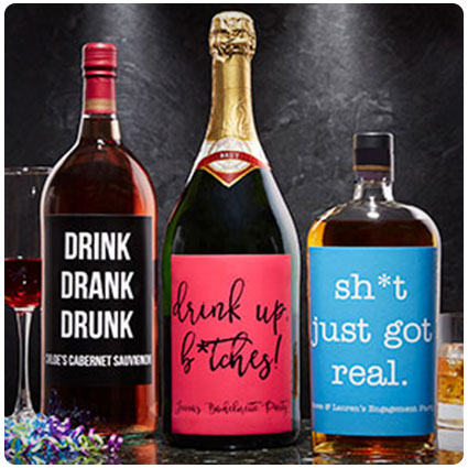 Write Your Own Expressions Personalized Liquor Label