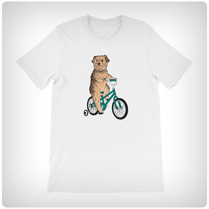 Yorkshire Terrier On A Bike T-shirt