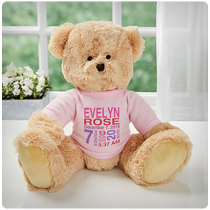 All About Baby Personalized Teddy Bear