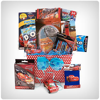 Disney Pixar Cars Themed Gift Basket