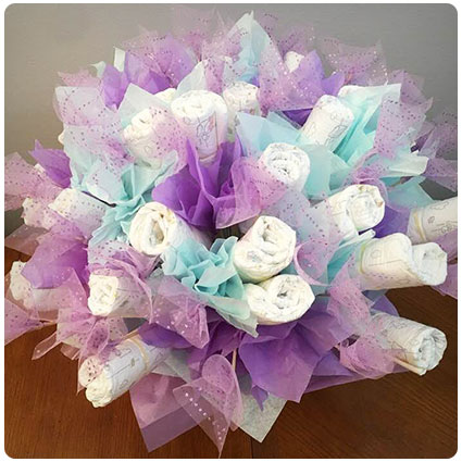 Diy Baby Diaper Bouquet Diaper Cake Video Tutorial