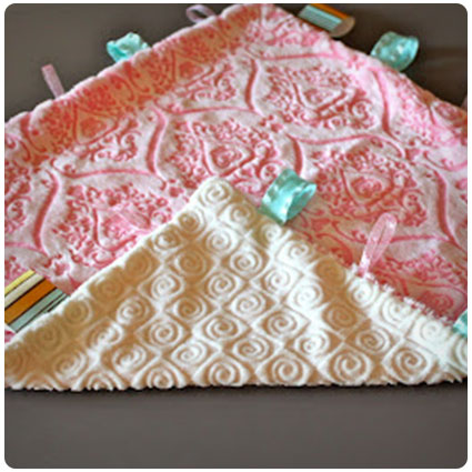 Diy Baby Taggie Blanket