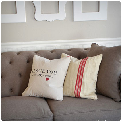 Diy Bushel and a Peck Pillow