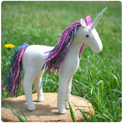 Diy Felt Horse, Unicorn and Pegasus