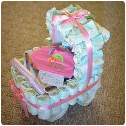 Diy Handmade Diaper Stroller Diaper Cake Video Tutorial