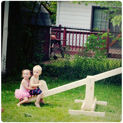 Diy Kids Seesaw