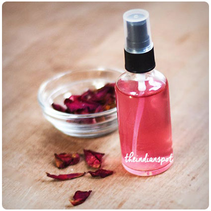 Diy Natural Rose Water Makeup Setting Spray