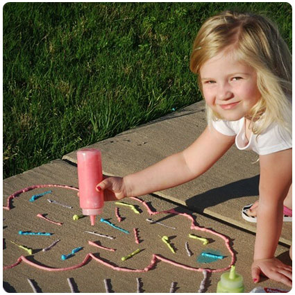 Diy Sidewalk Chalk Paint