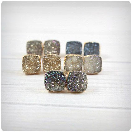 Druzy Stud Earrings