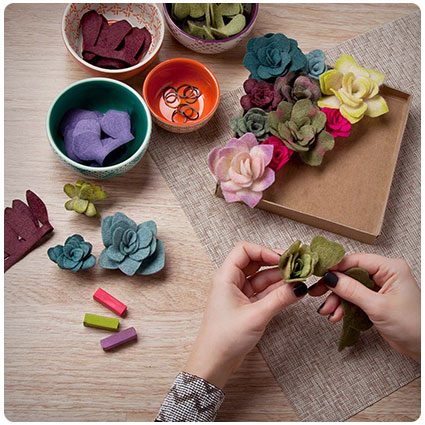 Felt Succulents Kit