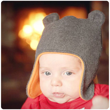 How to Make a Baby Beanie with Teddy Bear Ears