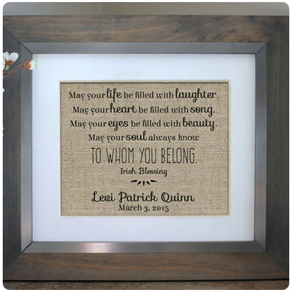 Irish Blessing Baby Nursery Decor