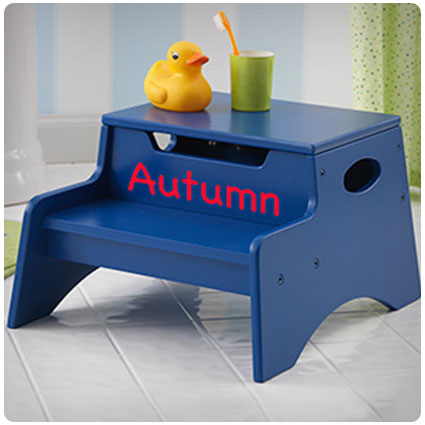 KidKraft Personalized Step 'n Store Stool