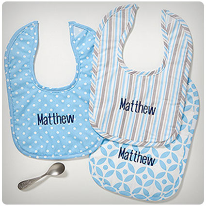 Little Boy Blue Personalized Baby Bib