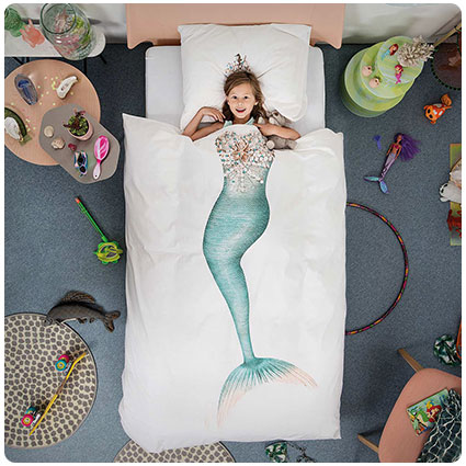 Mermaid Duvet and Pillowcase Set