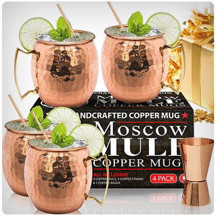 Moscow Mule Copper Mugs Set