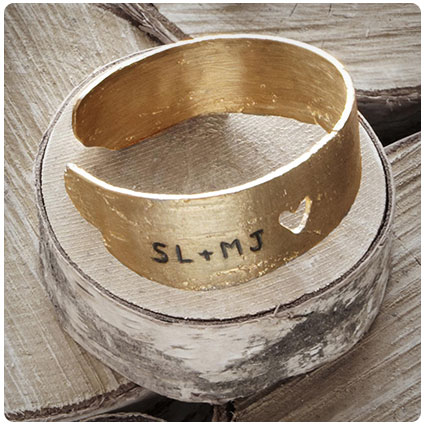 Personalized Love Birch Cuff