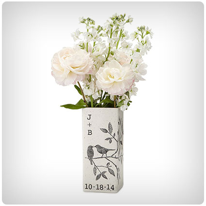 Personalized Songbird Vase