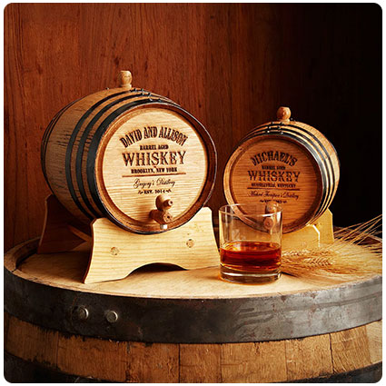 Personalized Whiskey Barrel