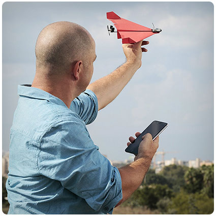 Smartphone Controlled Paper Airplane